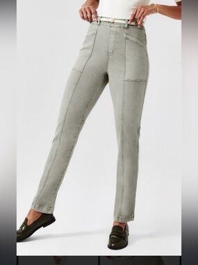 NWT Spanx stretch twill straight leg pants  medium